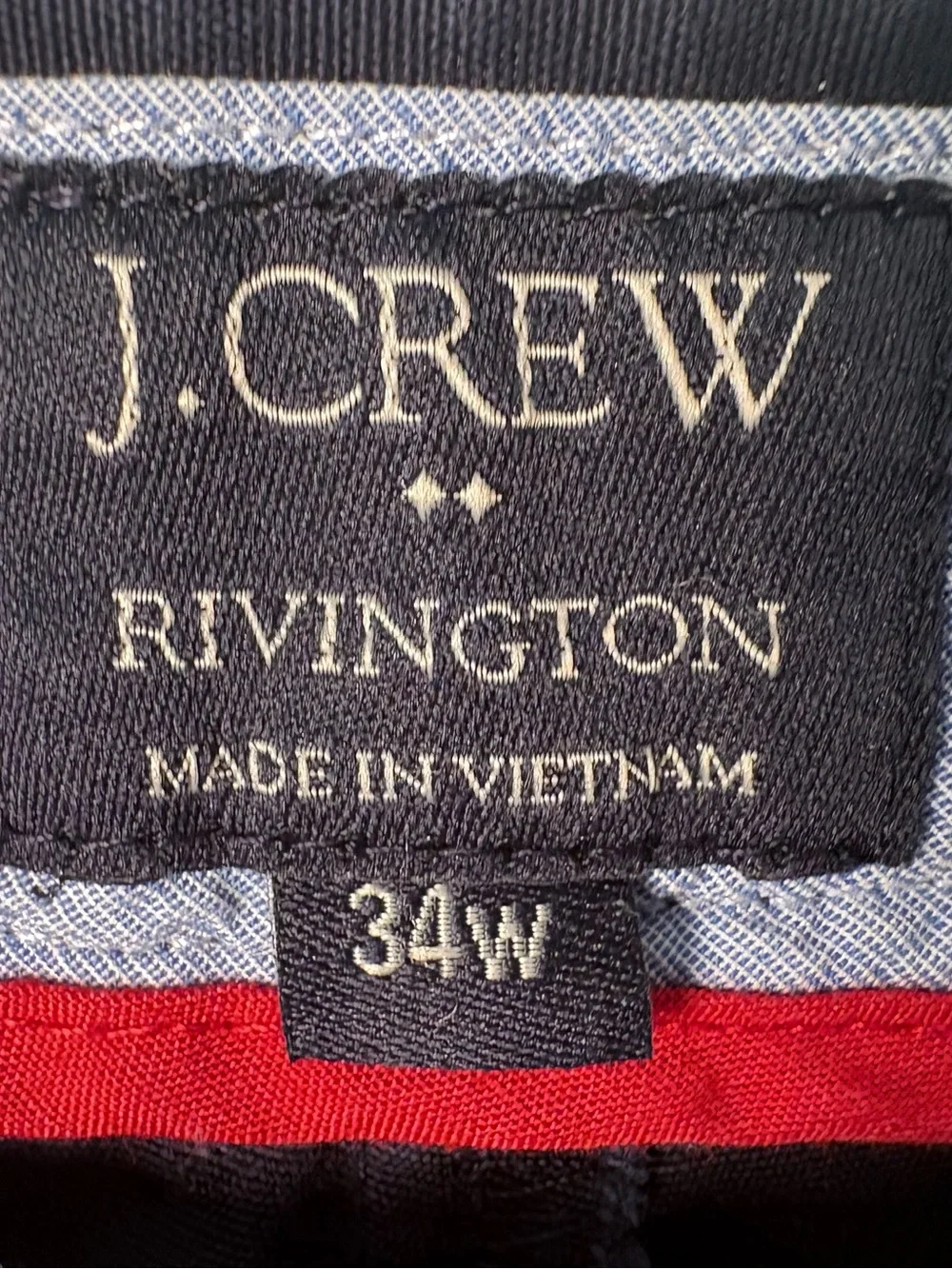 J. Crew Rivington Mens Chino Shorts 34W